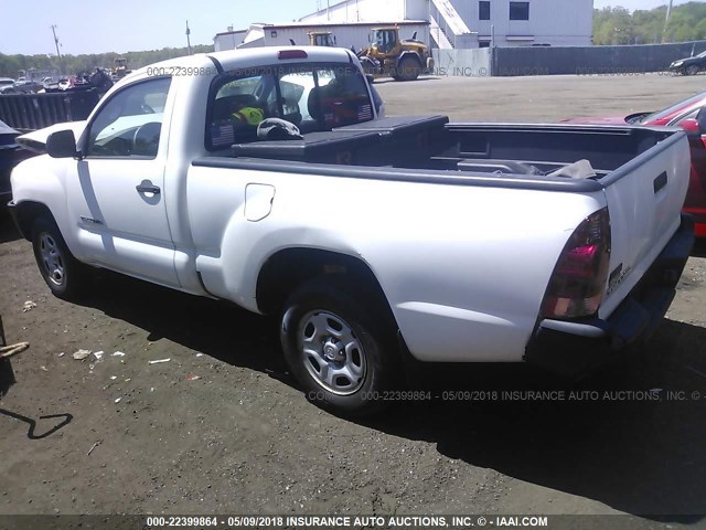 5TENX22N47Z359934 - 2007 TOYOTA TACOMA WHITE photo 3