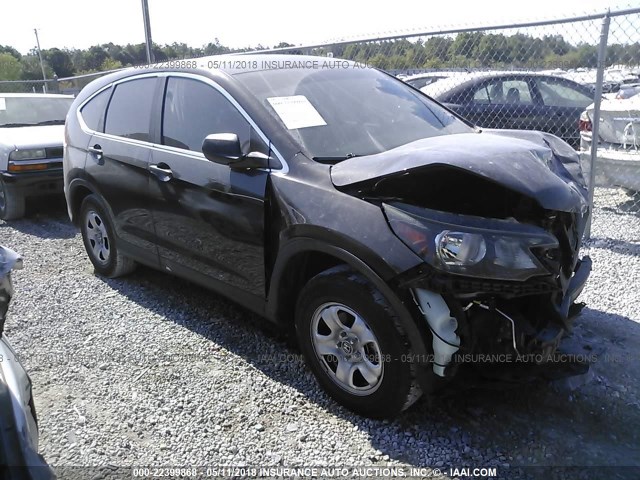 5J6RM3H35DL035174 - 2013 HONDA CR-V LX BLACK photo 1