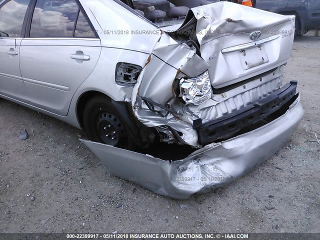 4T1BE32K95U974419 - 2005 TOYOTA CAMRY LE/XLE/SE ვერცხლისფერი ფოტო 6