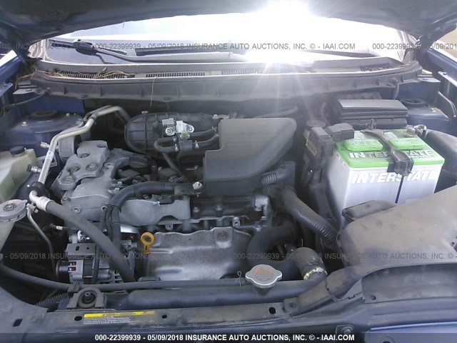 JN8AS58V69W175203 - 2009 NISSAN ROGUE S/SL BLUE photo 10