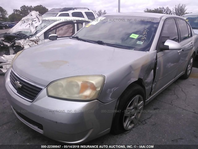 1G1ZT51816F234341 - 2006 CHEVROLET MALIBU LT SILVER photo 6