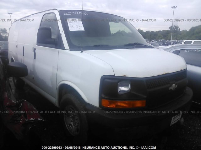 1GCGG25K091114152 - 2009 CHEVROLET EXPRESS G2500  YELLOW photo 1