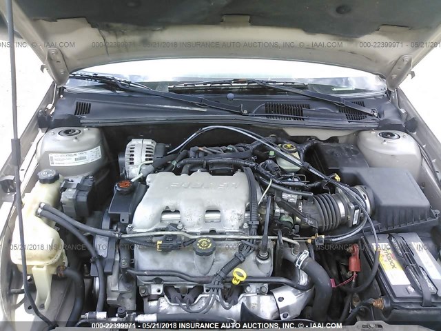 1G1NE52J3Y6287538 - 2000 CHEVROLET MALIBU LS GOLD photo 10