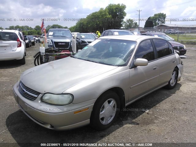 1G1NE52J3Y6287538 - 2000 CHEVROLET MALIBU LS GOLD photo 2