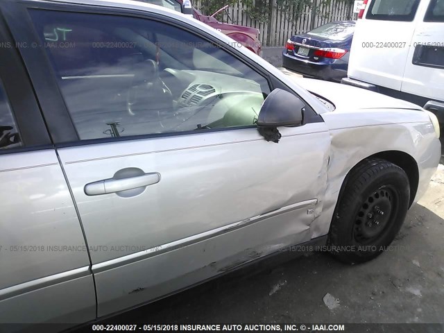 1G1ZS58F67F253525 - 2007 CHEVROLET MALIBU LS 银色 照片 6