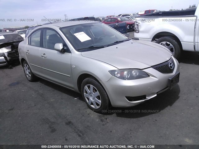 JM1BK12G561469073 - 2006 MAZDA 3 I ოქროსფერი ფოტო 1