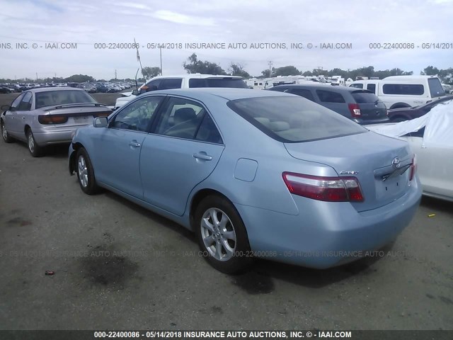 4T1BE46K29U826134 - 2009 TOYOTA CAMRY SE/LE/XLE 蓝色 照片 3