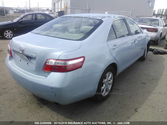 4T1BE46K29U826134 - 2009 TOYOTA CAMRY SE/LE/XLE 蓝色 照片 4