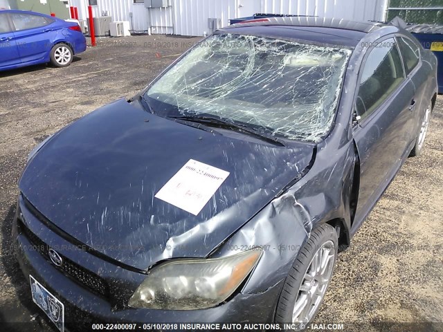 JTKDE167480237026 - 2008 TOYOTA SCION TC 灰色 照片 6