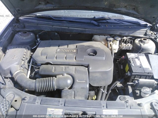 1G2ZF55B564216459 - 2006 PONTIAC G6 SE GRAY photo 10