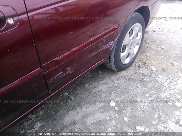 3N1CB51D25L595047 - 2005 NISSAN SENTRA 1.8/1.8S RED photo 6