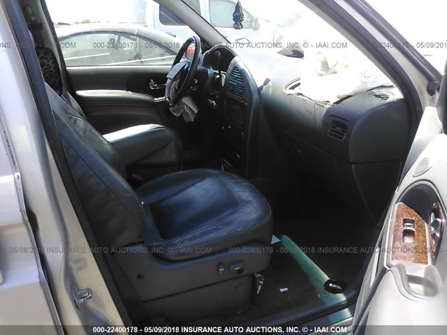 4N2ZN17T82D808362 - 2002 NISSAN QUEST GLE SILVER photo 5