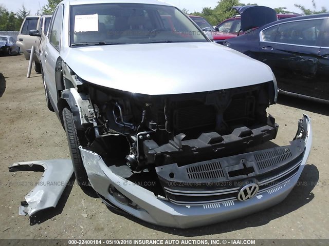 WVGAV3AX1EW534868 - 2014 VOLKSWAGEN TIGUAN S/SE/SEL/R-LINE SILVER photo 6