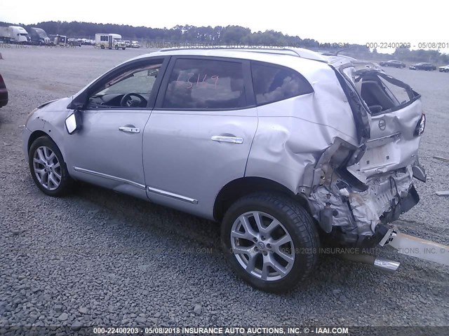 JN8AS5MT5CW276552 - 2012 NISSAN ROGUE S/SV GRAY photo 3