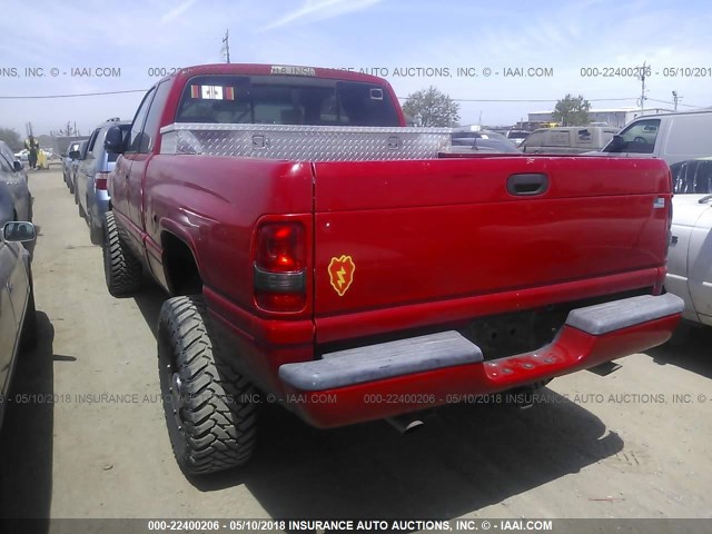 3B7KF23W72M305756 - 2002 DODGE RAM 2500 RED photo 3