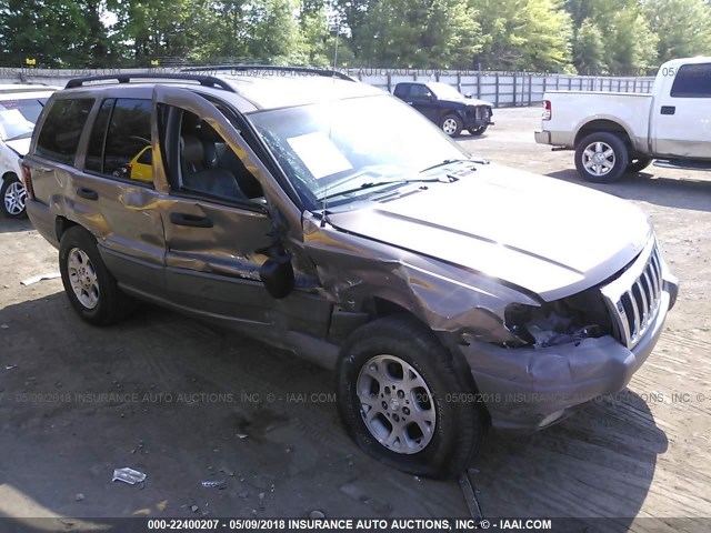 1J4GW38S22C153608 - 2002 JEEP GRAND CHEROKEE SPORT GRAY photo 1