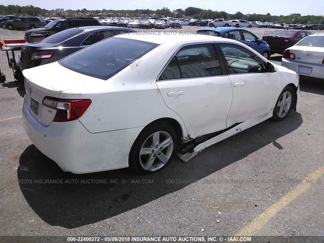 4T1BF1FK9EU729079 - 2014 TOYOTA CAMRY L/SE/LE/XLE 白色 照片 4