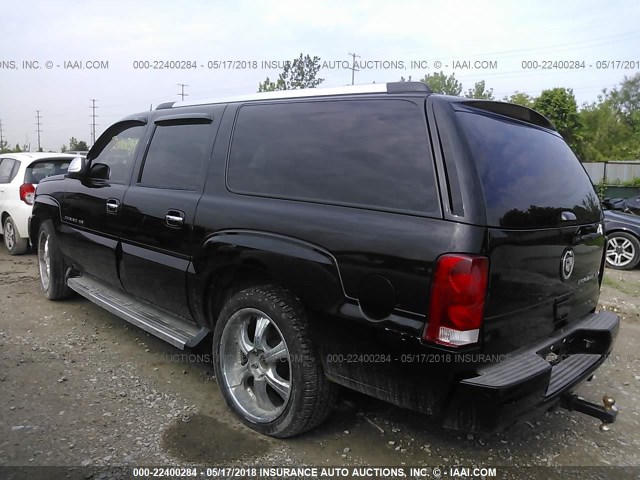 3GYFK66N75G129442 - 2005 CADILLAC ESCALADE ESV BLACK photo 3