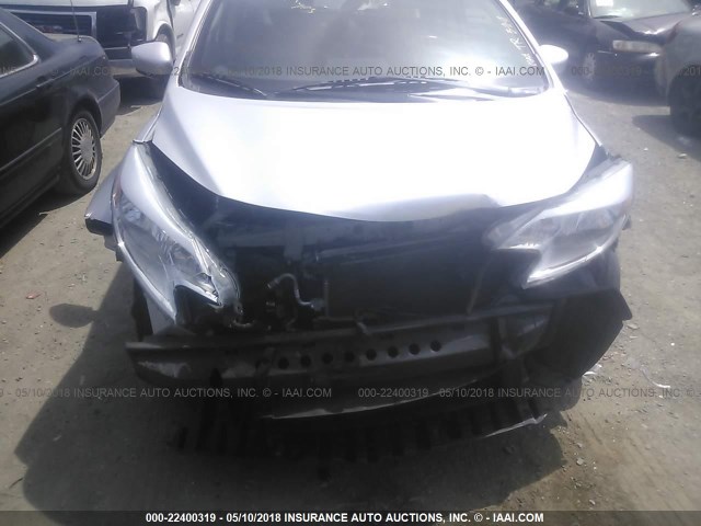 3N1CE2CP0GL361845 - 2016 NISSAN VERSA NOTE S/S PLUS/SV/SL/SR SILVER photo 6