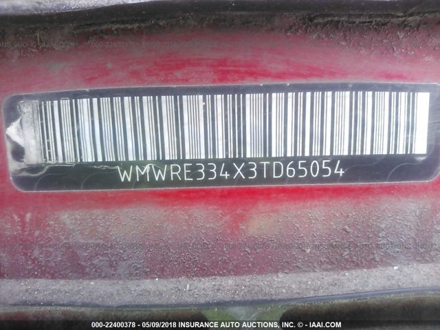 WMWRE334X3TD65054 - 2003 MINI COOPER S RED photo 9