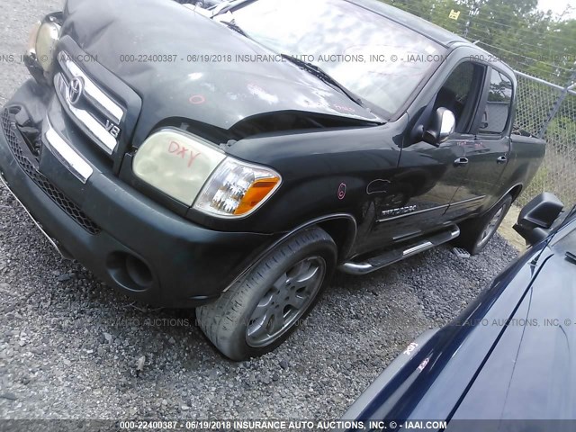 5TBET34126S536237 - 2006 TOYOTA TUNDRA DOUBLE CAB SR5 GREEN photo 2