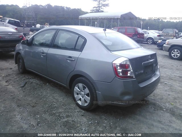 3N1AB61E88L744989 - 2008 NISSAN SENTRA 2.0/2.0S/2.0SL GRAY photo 3