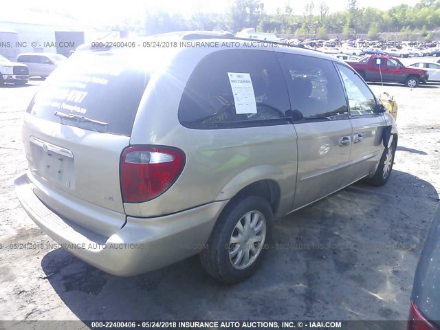 2C4GP44L03R293284 - 2003 CHRYSLER TOWN & COUNTRY LX GOLD photo 4