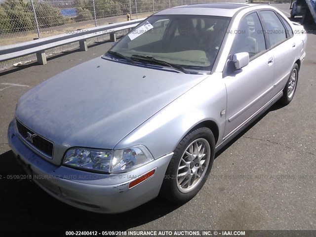 YV1VS27554F061550 - 2004 VOLVO S40 1.9T SILVER photo 2