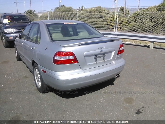 YV1VS27554F061550 - 2004 VOLVO S40 1.9T SILVER photo 3