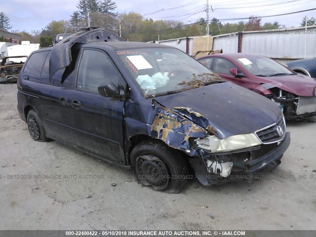 5FNRL18544B067731 - 2004 HONDA ODYSSEY LX BLUE photo 1