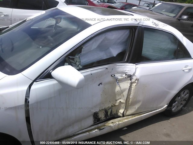 4T1BK46KX7U554731 - 2007 TOYOTA CAMRY NEW GENERAT LE/XLE/SE WHITE photo 6