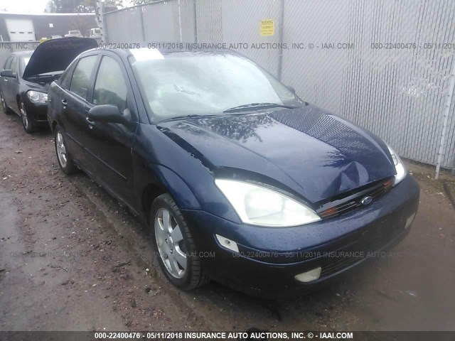 1FAFP38351W123402 - 2001 FORD FOCUS ZTS BLUE photo 1