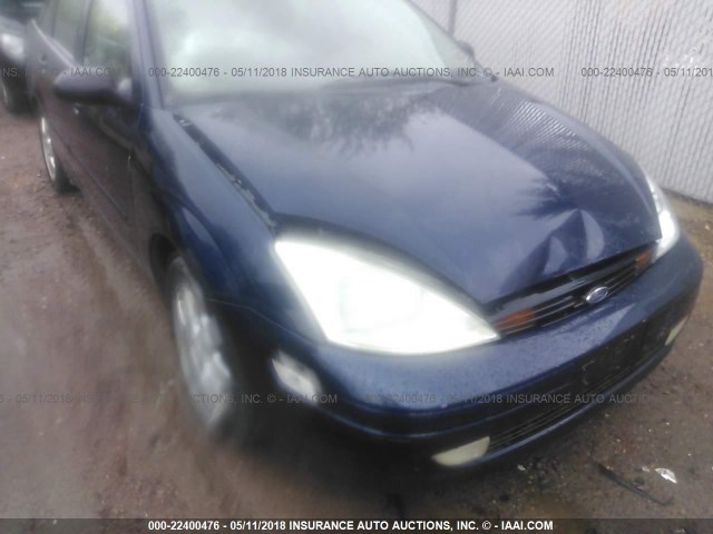 1FAFP38351W123402 - 2001 FORD FOCUS ZTS BLUE photo 6