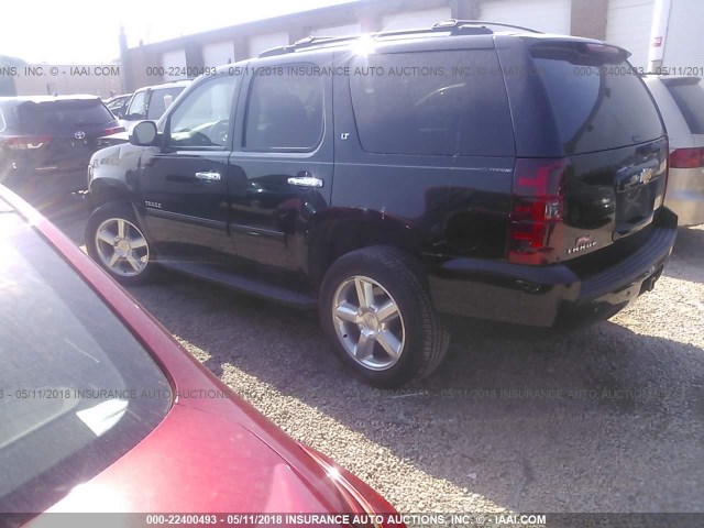 1GNSKBE06DR367579 - 2013 CHEVROLET TAHOE K1500 LT BLACK photo 3