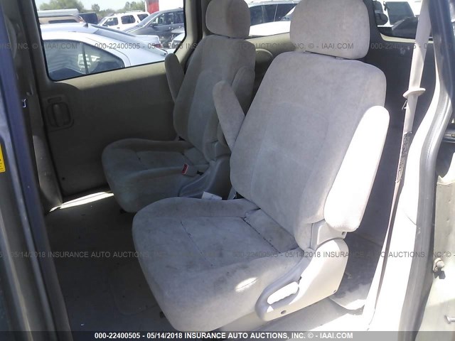 KNDUP132156698378 - 2005 KIA SEDONA EX/LX GRAY photo 8