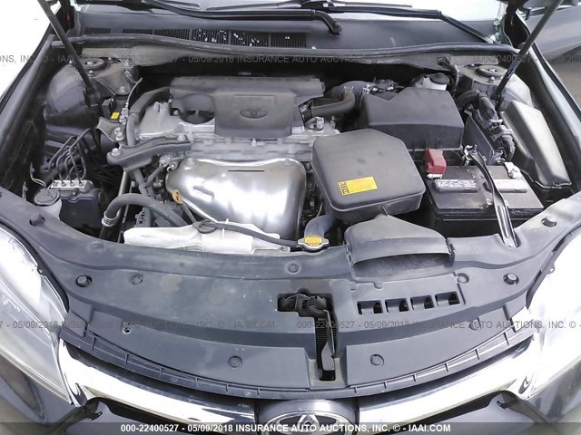 4T1BF1FK8FU052401 - 2015 TOYOTA CAMRY LE/XLE/SE/XSE BLACK photo 10