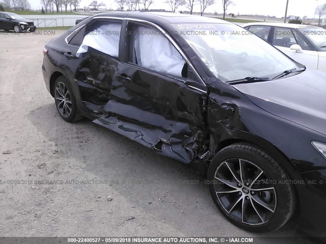 4T1BF1FK8FU052401 - 2015 TOYOTA CAMRY LE/XLE/SE/XSE BLACK photo 6