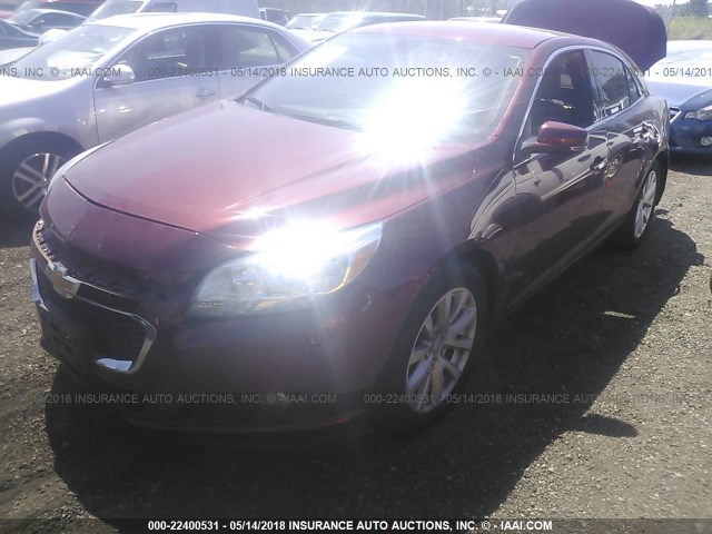 1G11F5SL3FF285850 - 2015 CHEVROLET MALIBU LTZ 红色 照片 2