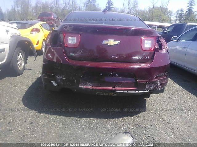 1G11F5SL3FF285850 - 2015 CHEVROLET MALIBU LTZ 红色 照片 6