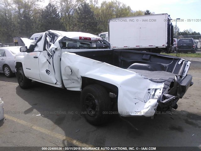 1GCRCPEC3FZ323280 - 2015 CHEVROLET SILVERADO C1500 WHITE photo 3