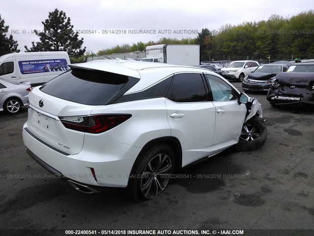 2T2BZMCA2HC117005 - 2017 LEXUS RX 350/BASE/F SPORT WHITE photo 4