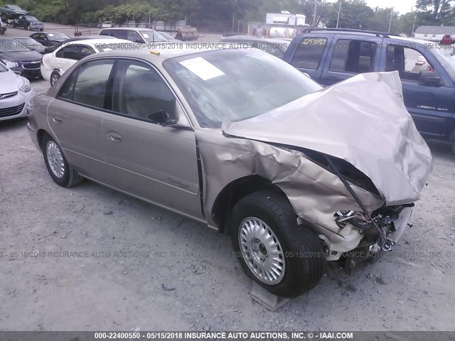 2G4WY55J411137333 - 2001 BUICK CENTURY LIMITED TAN photo 1