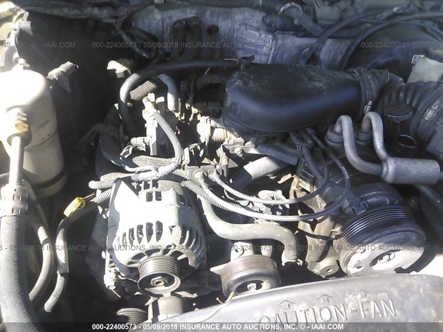 1GCCS19X1W8237930 - 1998 CHEVROLET S TRUCK S10 SILVER photo 10