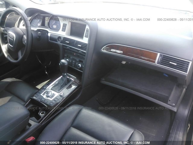 WAUDH74F28N040349 - 2008 AUDI A6 3.2 QUATTRO BLACK photo 5