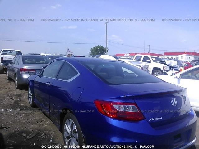 1HGCT1B37DA019096 - 2013 HONDA Accord LX-S BLUE photo 3