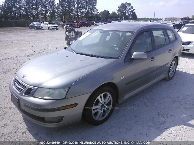 YS3FD59Y961110920 - 2006 SAAB 9-3 GRAY photo 2