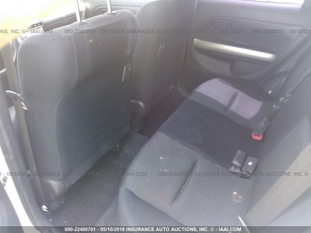 JTKKT604760165552 - 2006 TOYOTA SCION XA WHITE photo 8