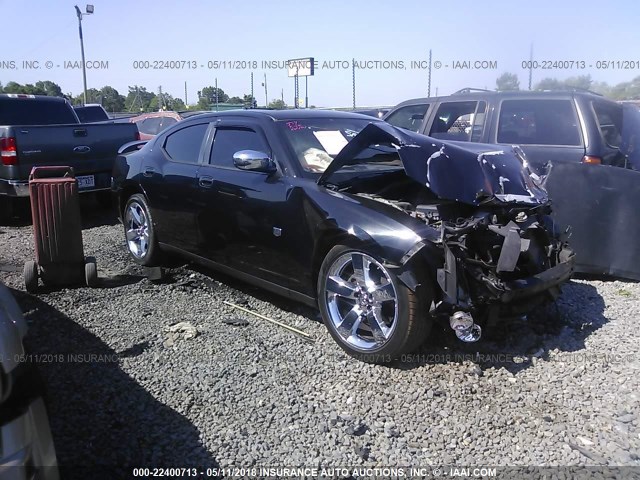 2B3KA33G18H306701 - 2008 DODGE CHARGER SXT BLACK photo 1