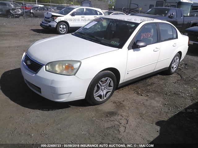 1G1ZS53846F137120 - 2006 CHEVROLET MALIBU LS 白色 照片 2