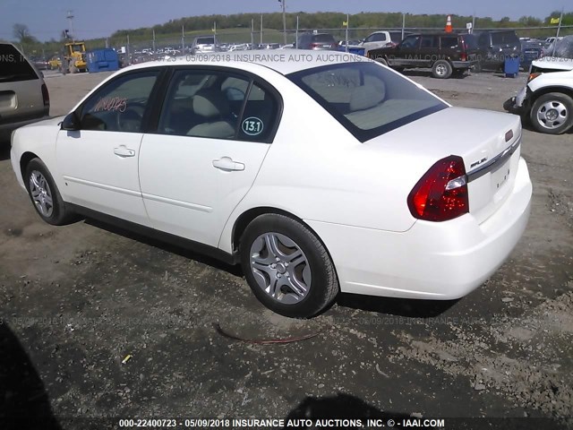 1G1ZS53846F137120 - 2006 CHEVROLET MALIBU LS 白色 照片 3